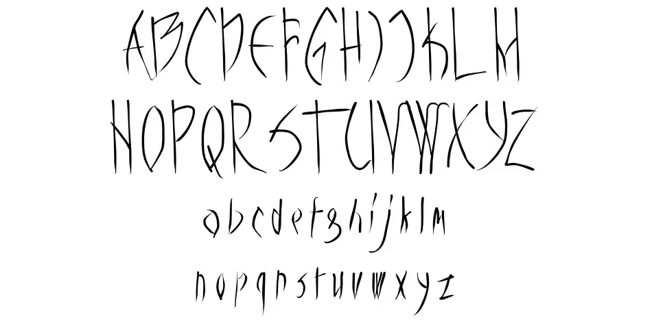 Vamp Lettering Vampyrish font by Manfred Klein | FontRiver