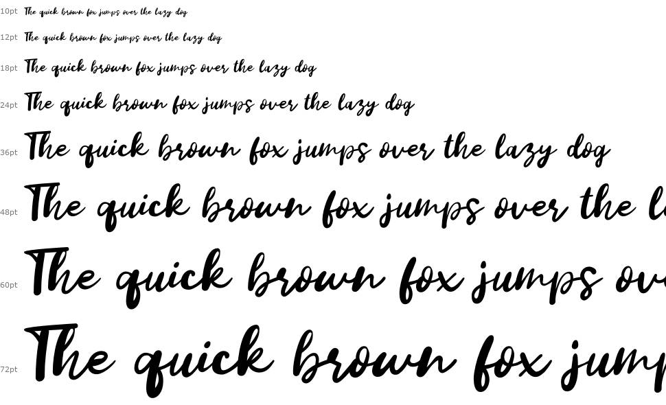 Vanilla Twilight Script шрифт Водопад