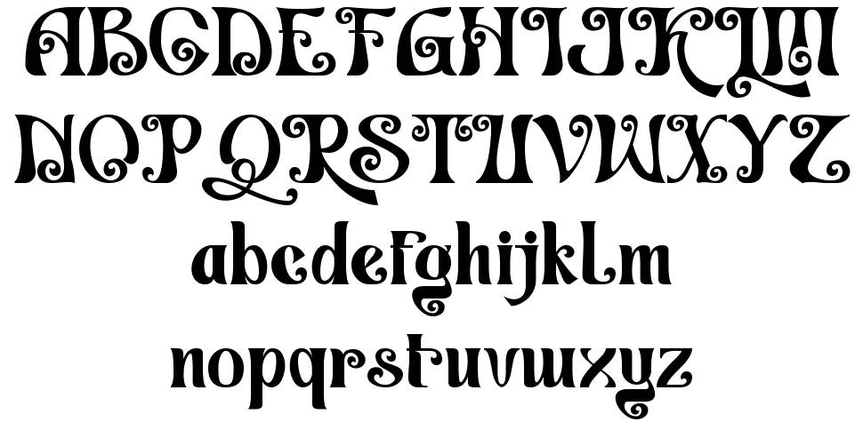 Vanisha font Örnekler