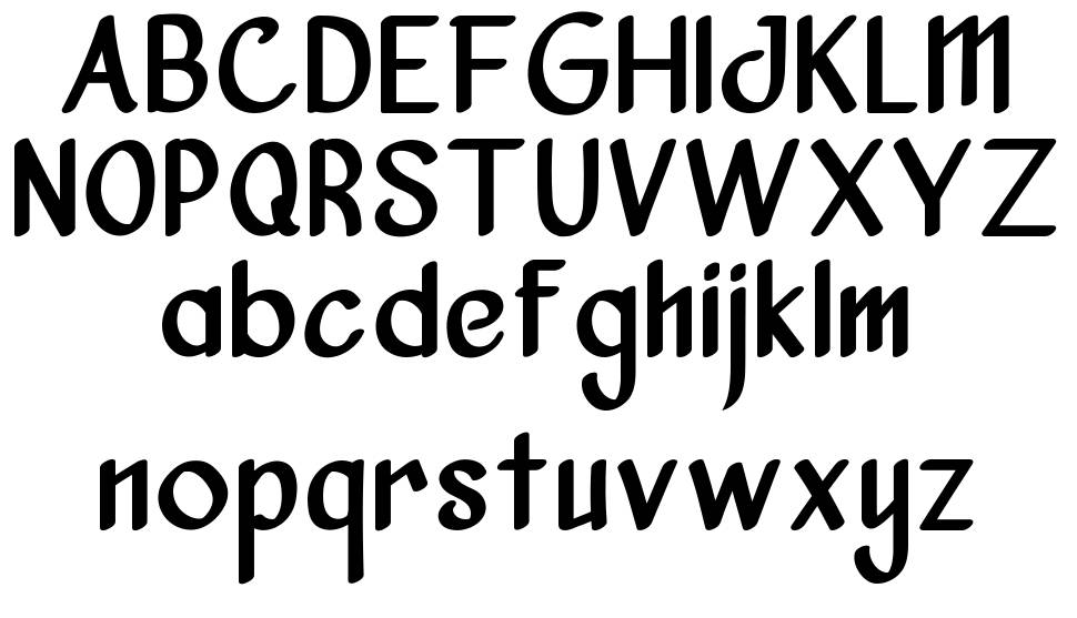 Vanjar - Sans Serif písmo Exempláře