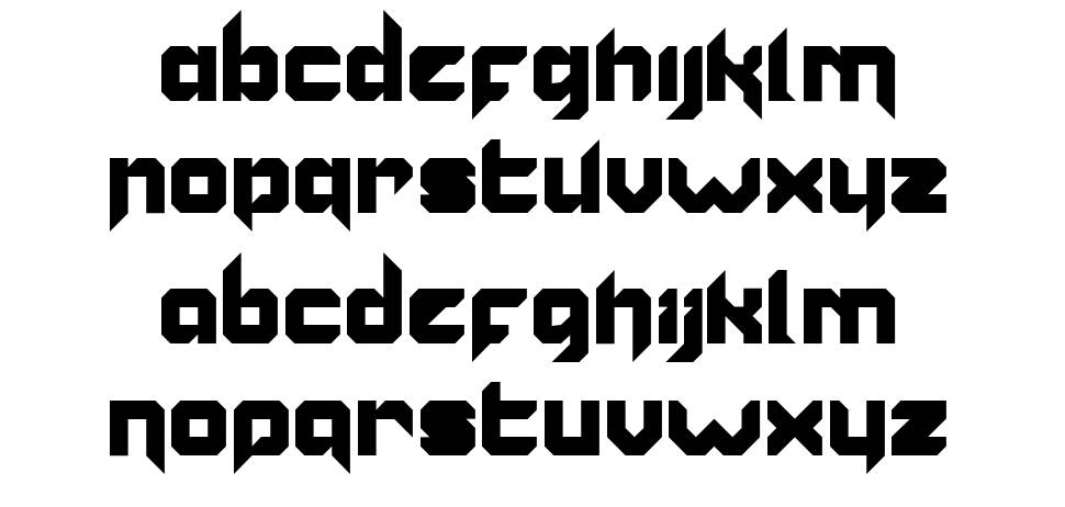 Vannoidyk font specimens