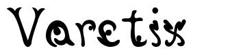 Varetix шрифт