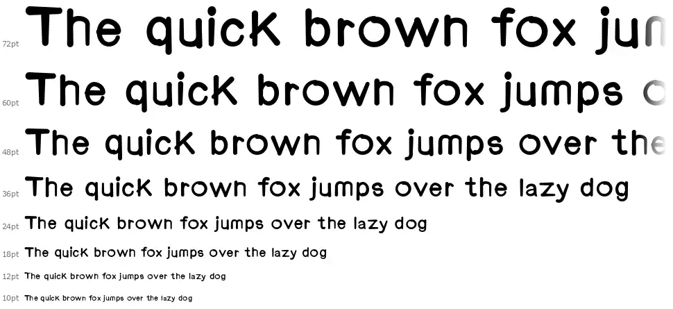 Varius Fontfont waterfall