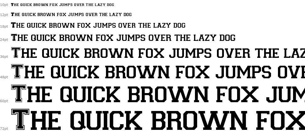 Varsity font Şelale