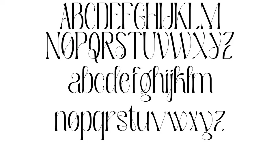 Vaselia font specimens