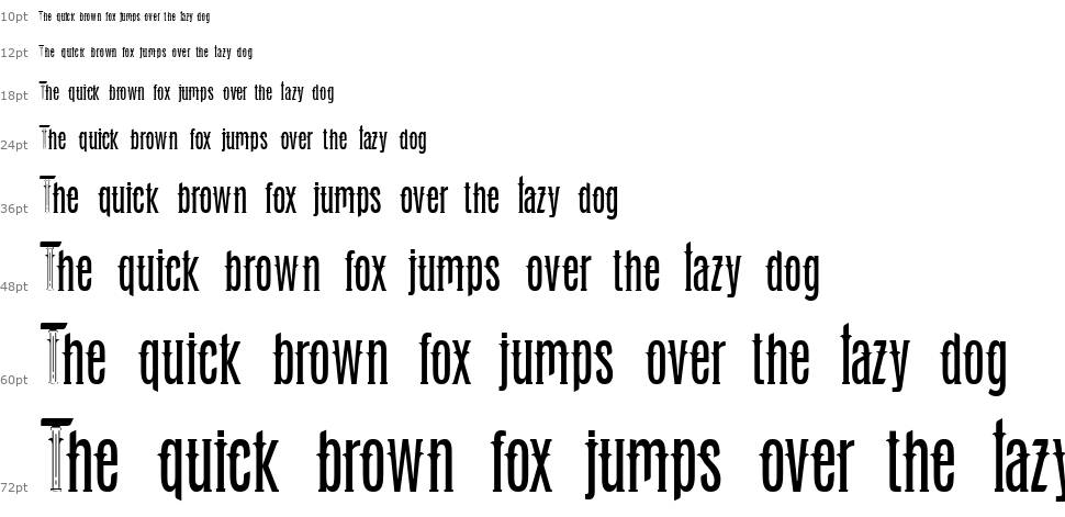 Vastenburg Typeface font Şelale