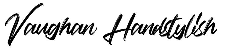Vaughan Handstylish шрифт