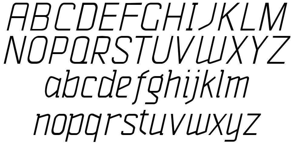 Vazari Sans Serif písmo Exempláře