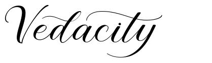 Vedacity шрифт