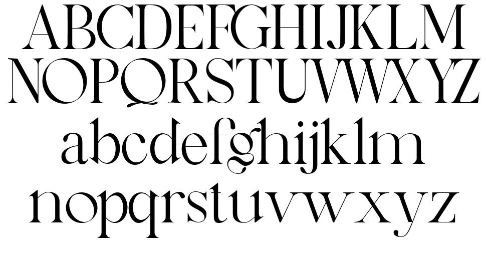 Vegawanty font specimens