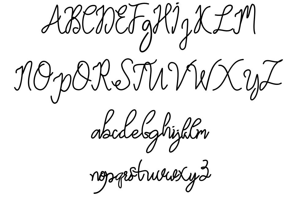 Velabu font specimens