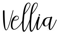 Vellia font
