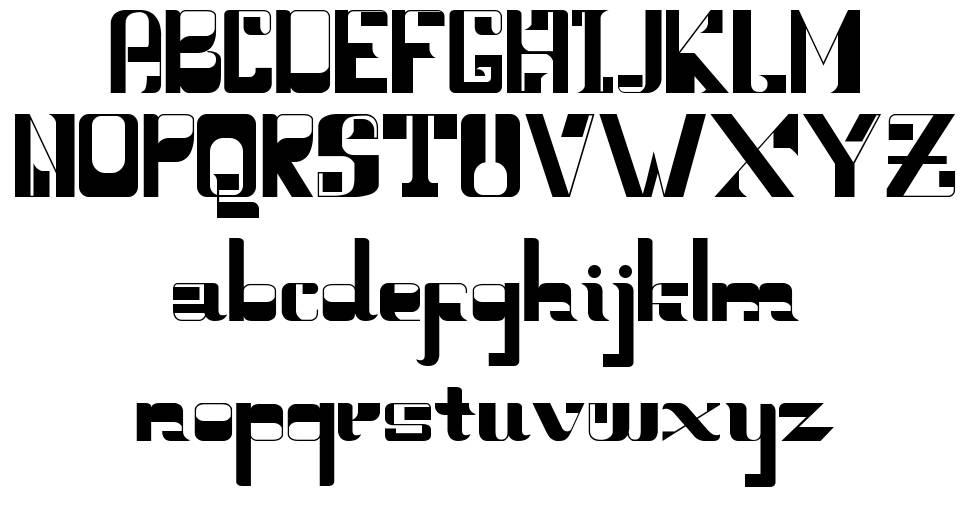 Veristic font specimens