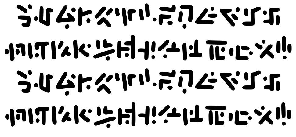 Verlanerand 字形 标本