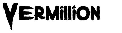 Vermillion шрифт