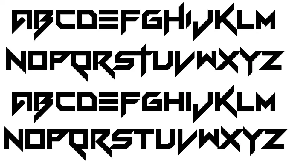 Vermin Vibesfont specimens
