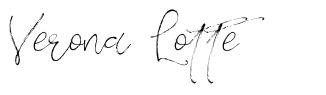 Verona Lotte font