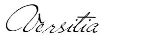 Versitia schriftart