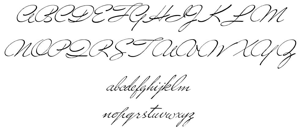 Versitia font specimens
