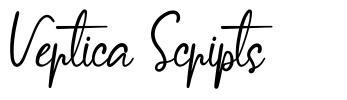 Vertica Scripts font