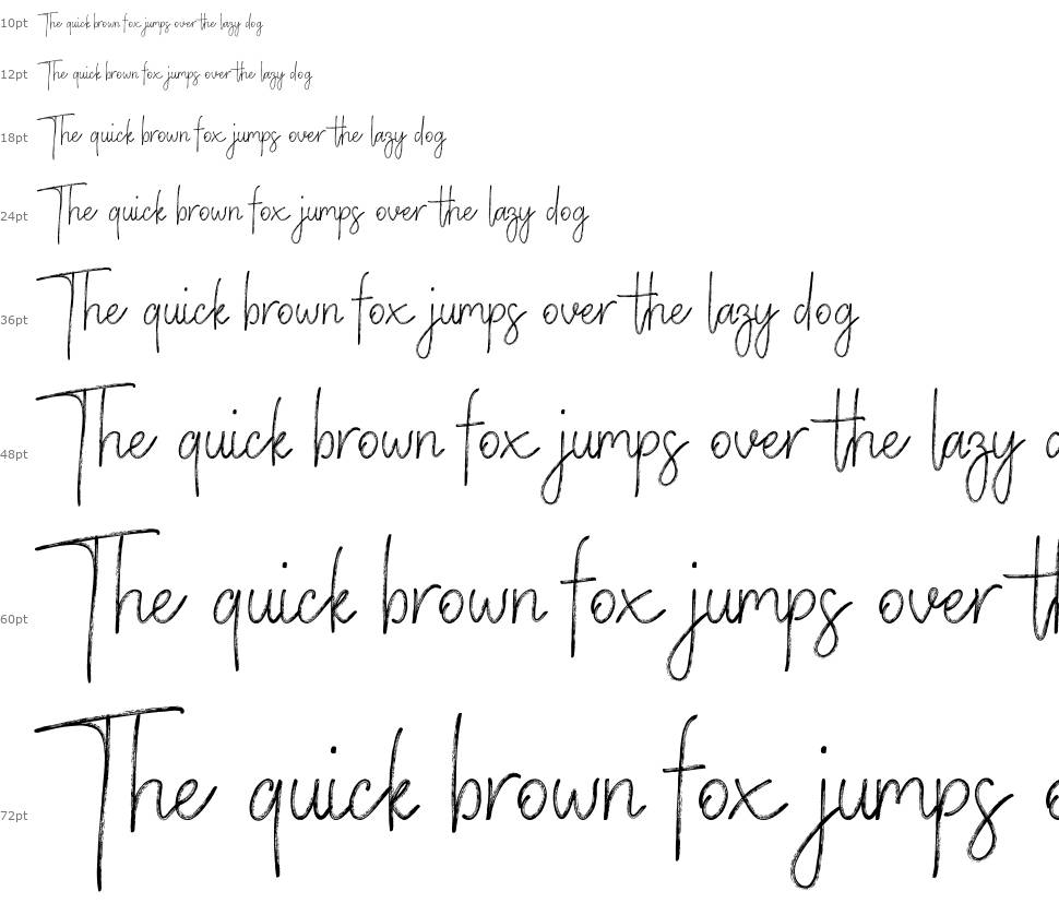 Vertical Brushy font Şelale