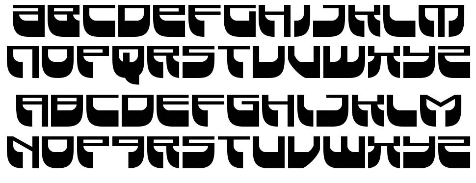 Vertical Horizon font specimens
