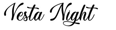 Vesta Night schriftart