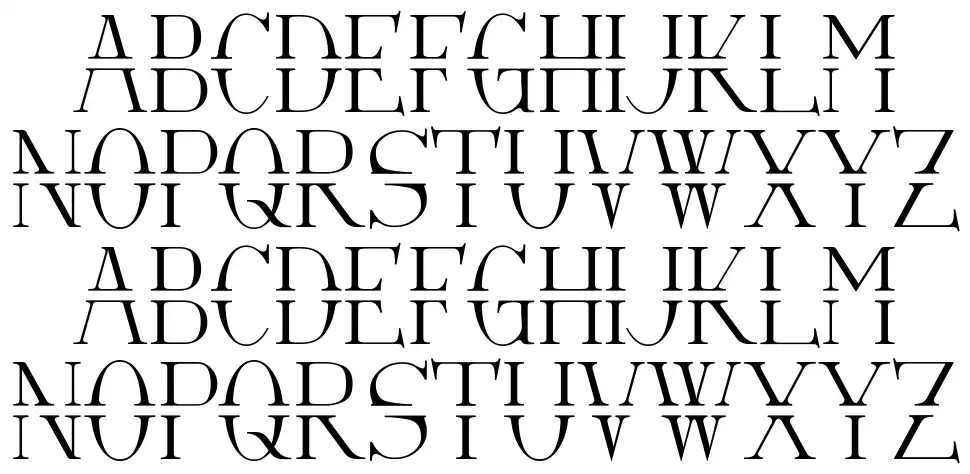 Via-A-Visfont specimens