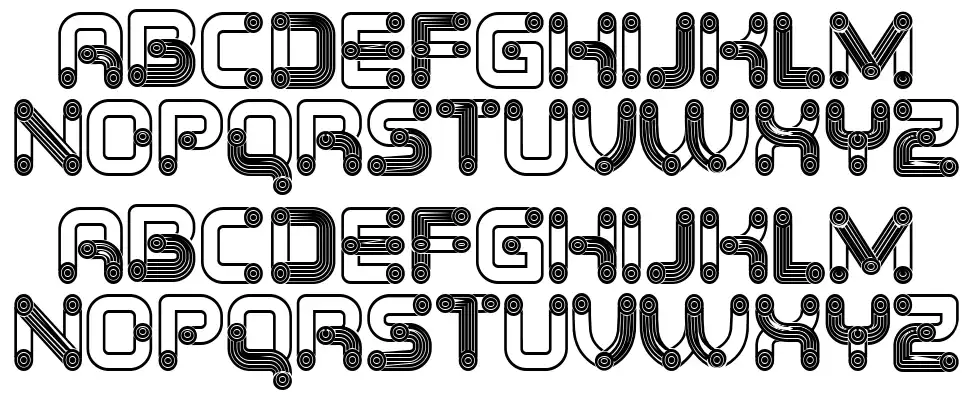 Vibes font specimens