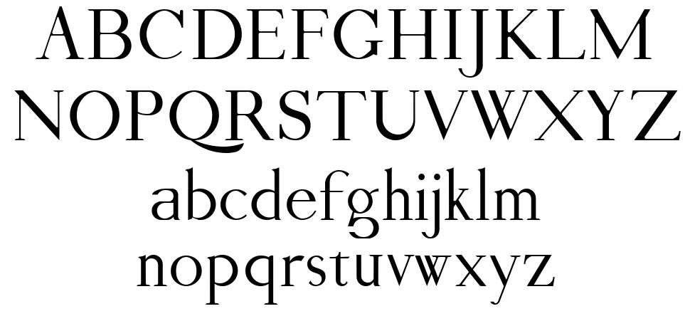 Viceroy font Örnekler