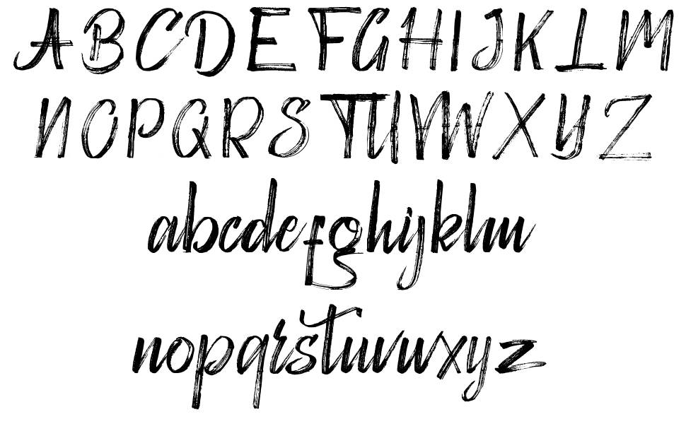 Victograms písmo Exempláře
