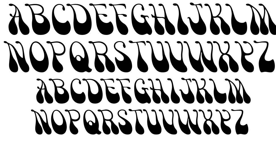Victor Moscoso font specimens