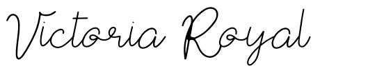 Victoria Royal písmo