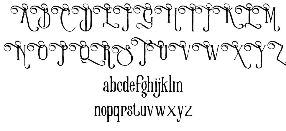 Victorian Parlor шрифт Спецификация
