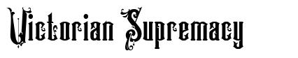 Victorian Supremacy шрифт