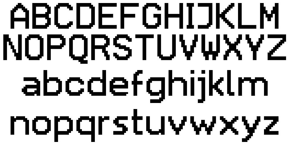 Videotype font specimens