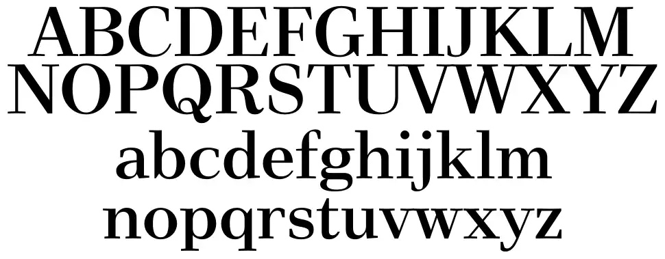 Vinegar font Örnekler