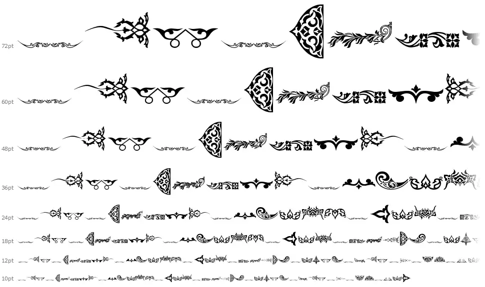 Vintage Decorative Signs 6 font by Amin Sughayer FontRiver