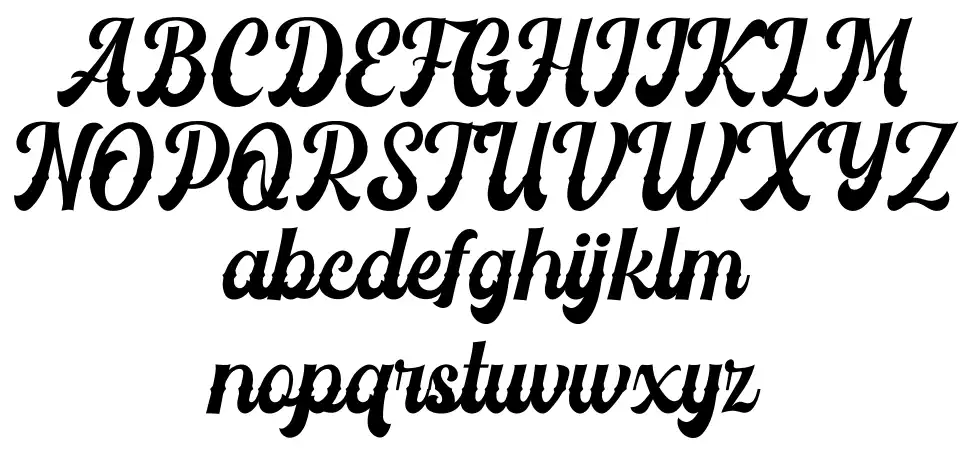 Vintage Feelingfont specimens