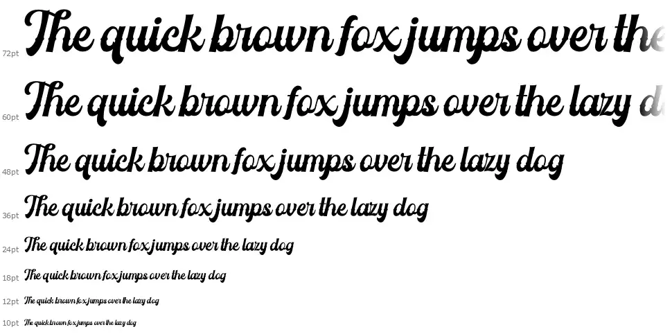 Vintage Feelingfont waterfall
