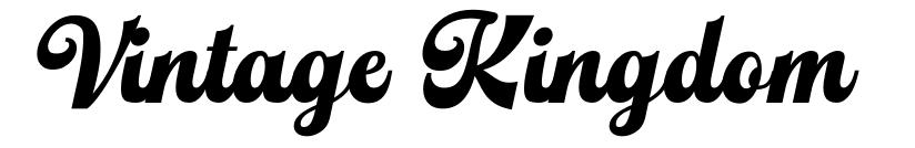 Vintage Kingdom 字形