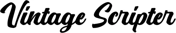 Vintage Scripter font