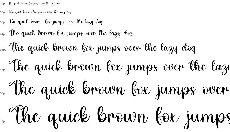 Vintage Signature font Waterfall