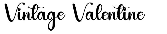 Vintage Valentine font