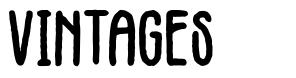 Vintages font