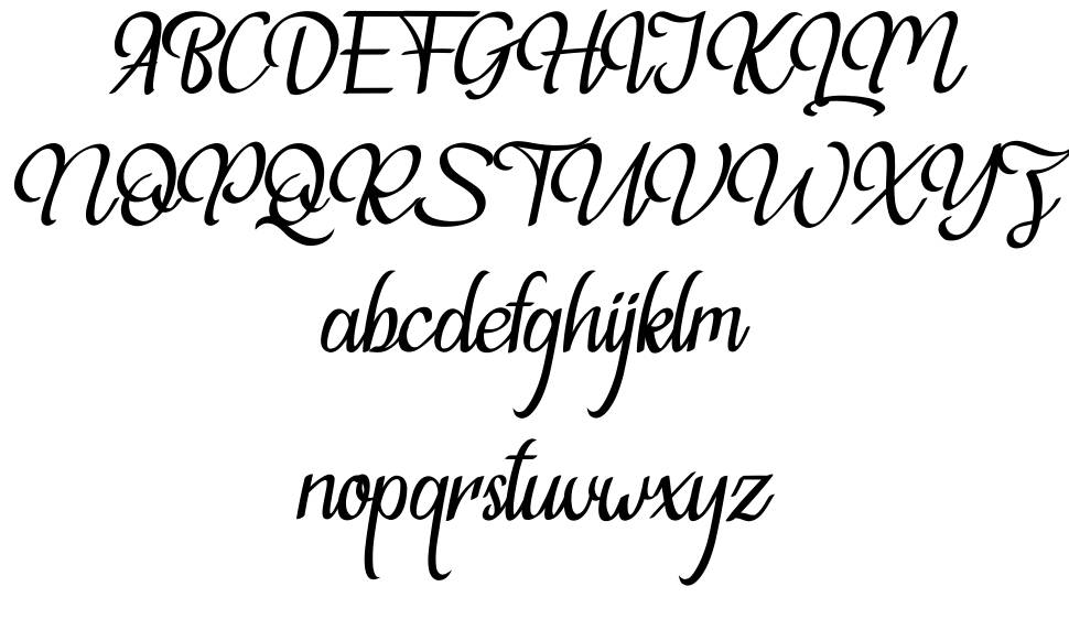 Violleva フォント 標本