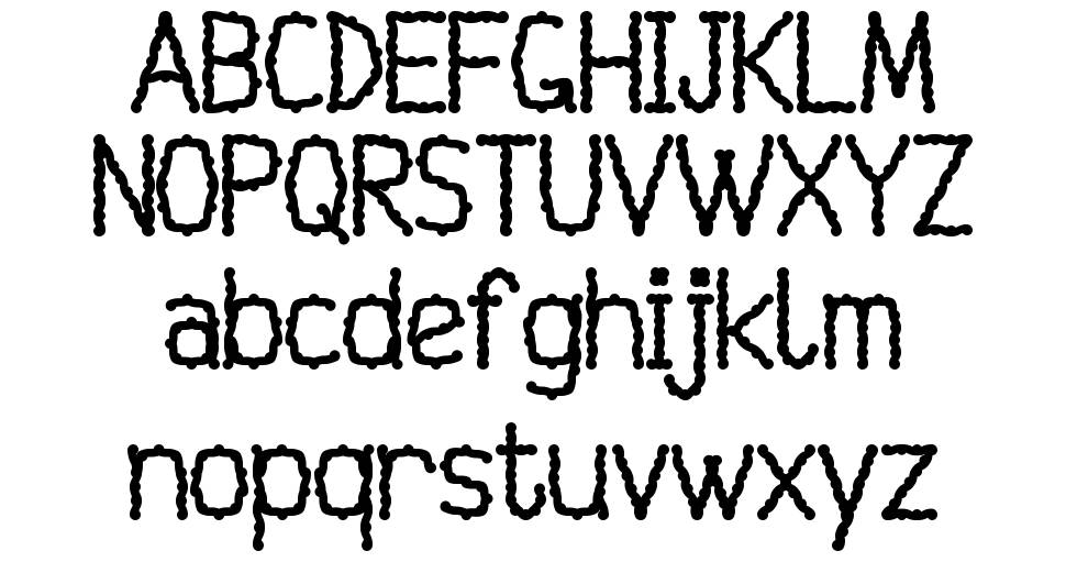 Vipashriftina150 フォント 標本