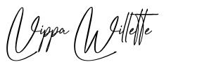 Vippa Willette schriftart