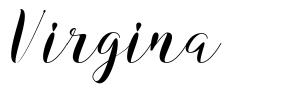Virgina font