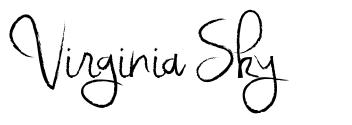 Virginia Sky шрифт